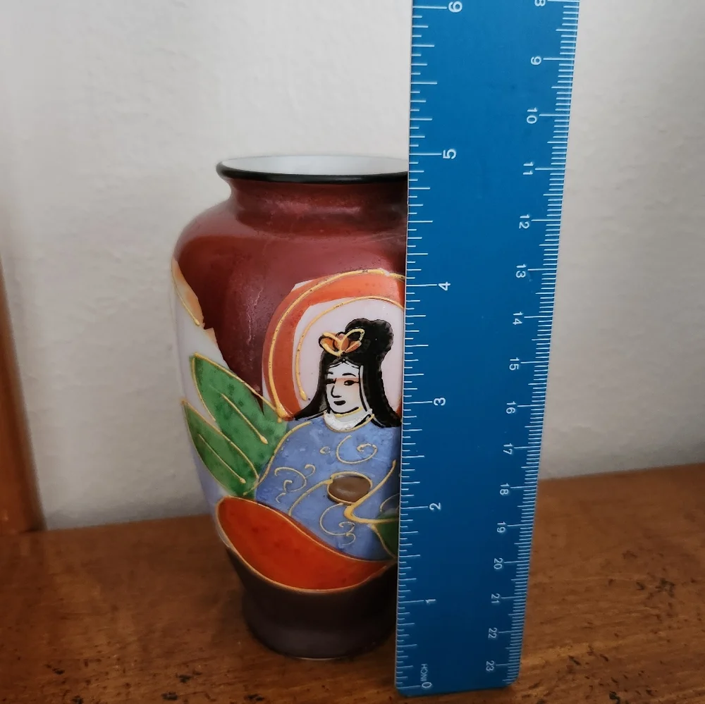 Japan Hand Painted Small Vase Vintage